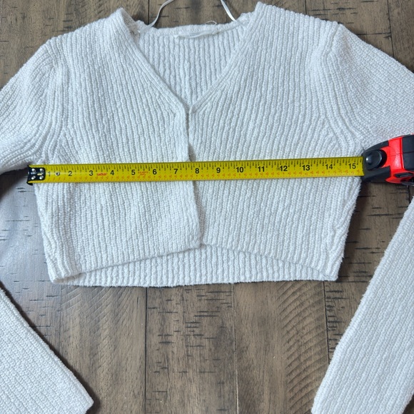 Mango White Knit Sweater - Picture 5 of 7